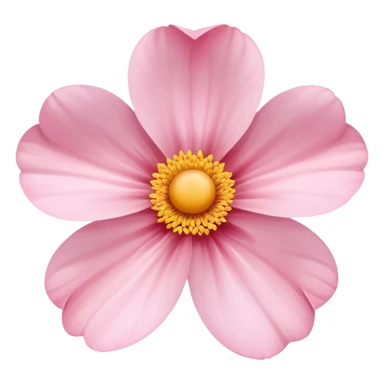 Baby pink flower sticker