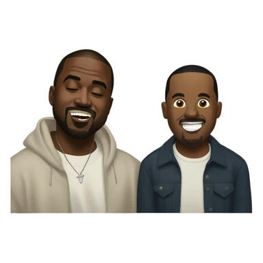 Kanye west laughing at mad kendrick lamar sticker