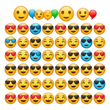 Emojis cacheados sticker