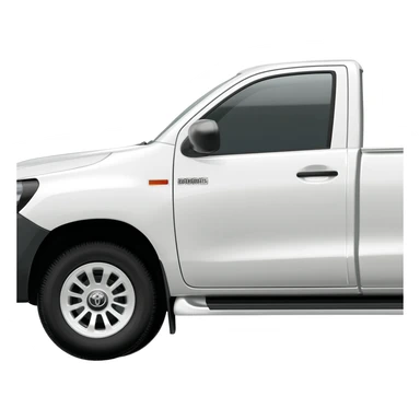 Hilux toyota 2014, white , side view sticker
