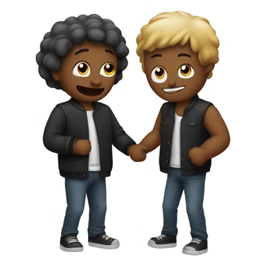 Two beaters in love  sticker