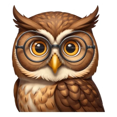 buho erudito  sticker