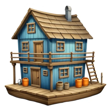 balıkçı evi sticker