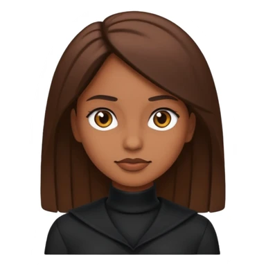 Black clothes fairy brown skin  sticker