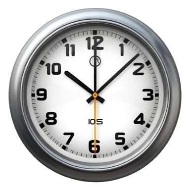 Close-up of a classic analog clock, the second hand stretched into motion blur, multiple ghosted positions showing rapid ticking, strong contrast and a sense of urgency sticker