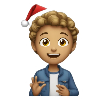 kids singing songs christmas sticker