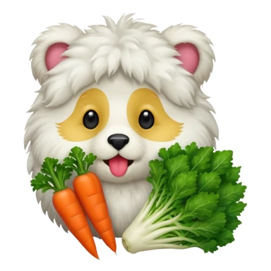 vegetarian animal sticker