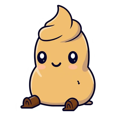 Poop sticker