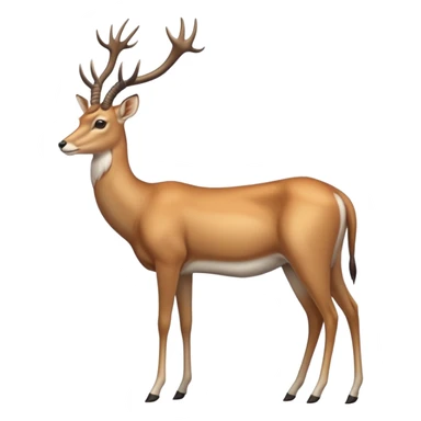 Deer-Antelope-Impala-Gazelle-hybrid, full body sticker