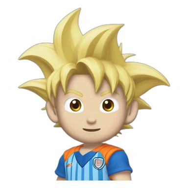 goku de racing club de avellaneda sticker