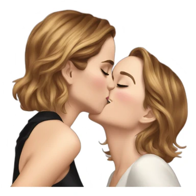 Emma Watson kissing Taylor swift sticker