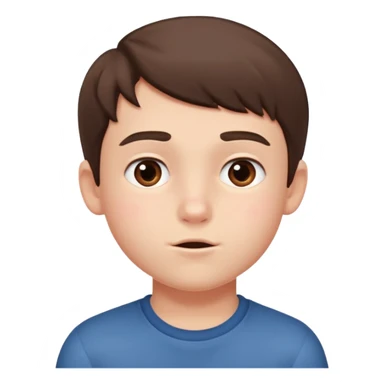 A boy showing right cheek to her mother asking for a gentle playful slap only boy no picture of mother included in emoji
Give side view of right cheek sticker