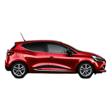 Renault clio rouge side sticker