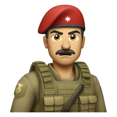 angry Turkish soldier sticker