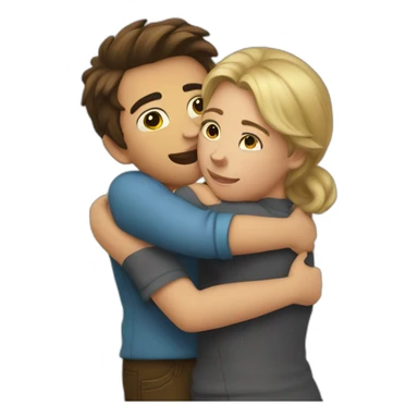 HUG little spoin sticker