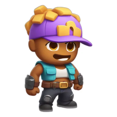 shelly in brawl stars sticker