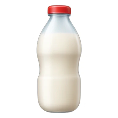 realistic yakult bottle sticker