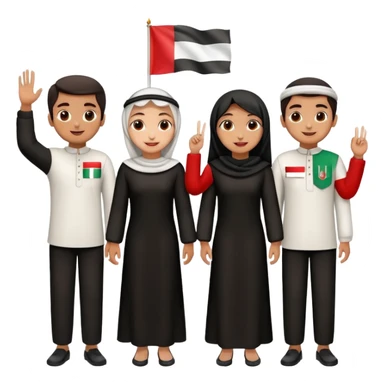 united arab emirates national day sticker