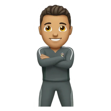 Ronaldo qui embrasse sticker