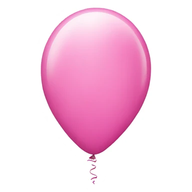 Pink balloon sticker
