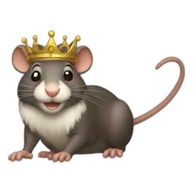 The king of rats sticker