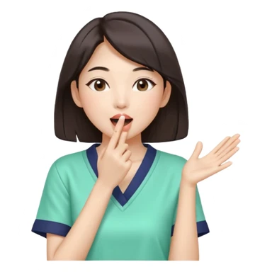 밝고 들뜬 표정의 20대 한국 여자, 여름 옷차림, 두 손을 입 근처에 두고 외치는 듯한 포즈. 민트색 배경, 유쾌한 광고 포스터 느낌, MZ 감성.

휴양용 옷차림 sticker