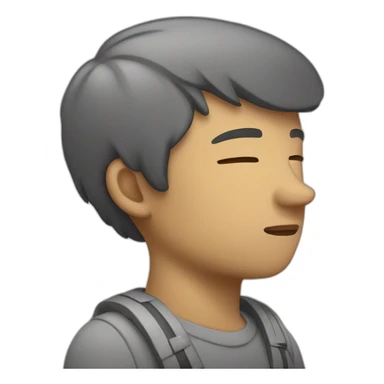 homme qui dort sticker