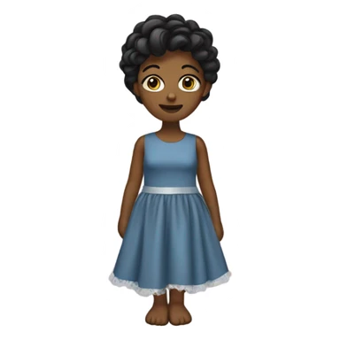 Me wearing a dress sticker