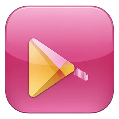 pink google play store sticker