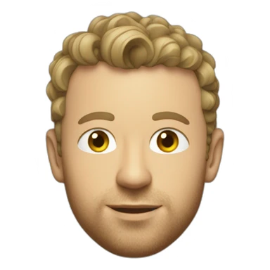 Chris Martin from coldplay sticker