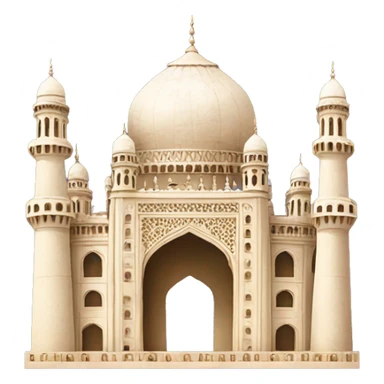 Charminar in indian glag sticker