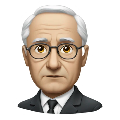 photorealistic andropov sad sticker