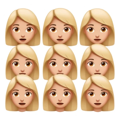 girl emotions sticker