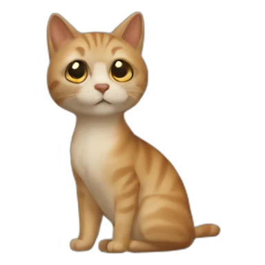 Chat qui dors sticker