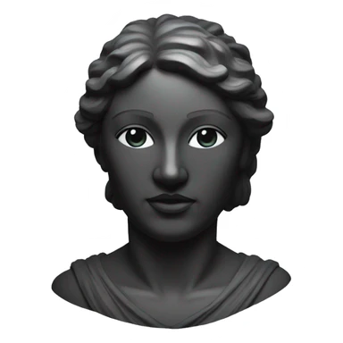 obsidian greek statue of a woman sticker