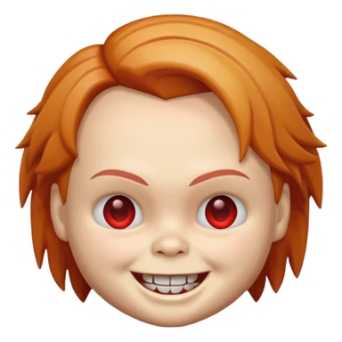 Un emojin de chuky sticker