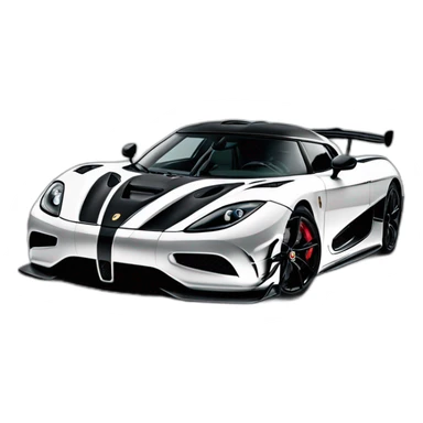 koenigseeg agera rs carbon sticker