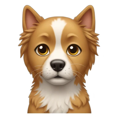 dog-with cat sticker