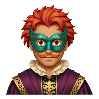 venice guy bauta red hair sticker