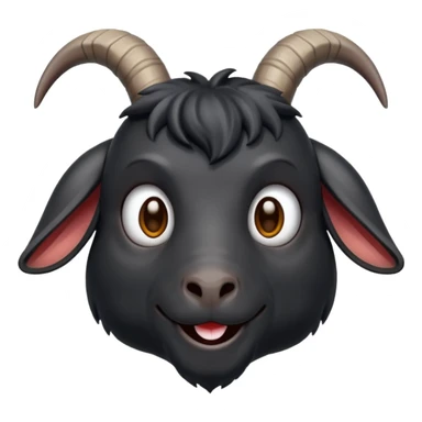 black goat sticker