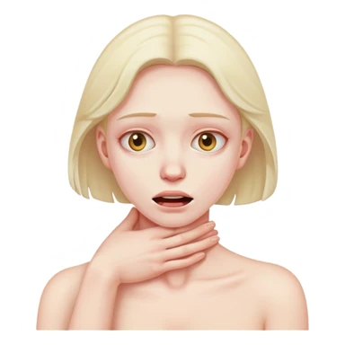 Squeezing neck dead sticker