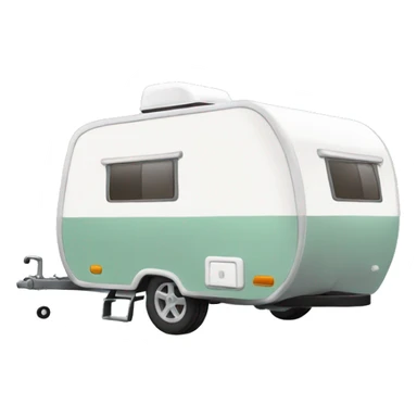 White Camper  sticker