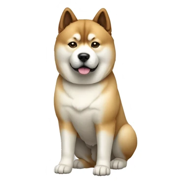 Akita Dog Breed Full Body sticker