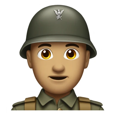 soldier WWII sticker