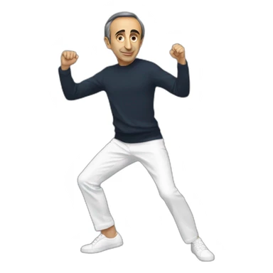 Eric Zemmour qui danse sticker