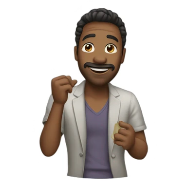 entertaining people sticker