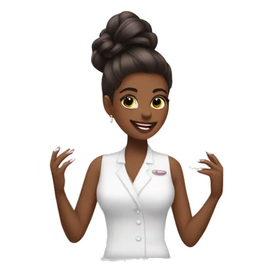 manicure salon sticker