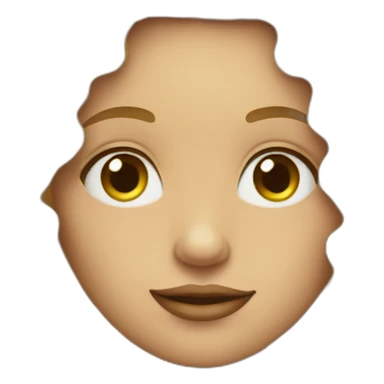 Rubia rizos hippie sticker