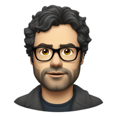 jemaine-clement-with-glasses sticker