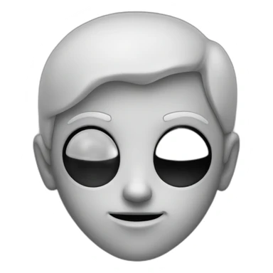 eyeless-noseless-earless-mouthless-colorless sticker